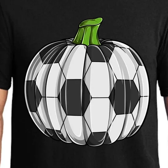 Soccer Ball Pumpkin Halloween Funny Sports Football Boys Cool Gift Pajama Set