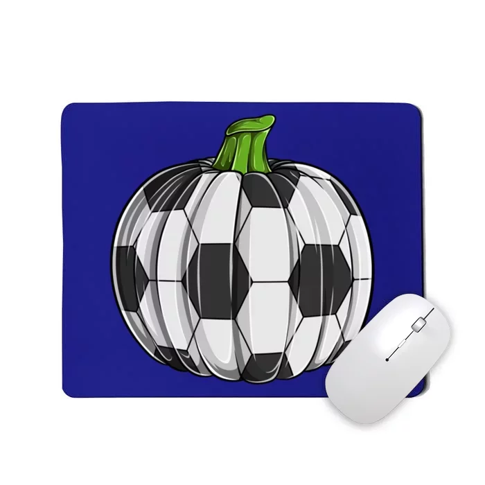 Soccer Ball Pumpkin Halloween Funny Sports Football Boys Cool Gift Mousepad