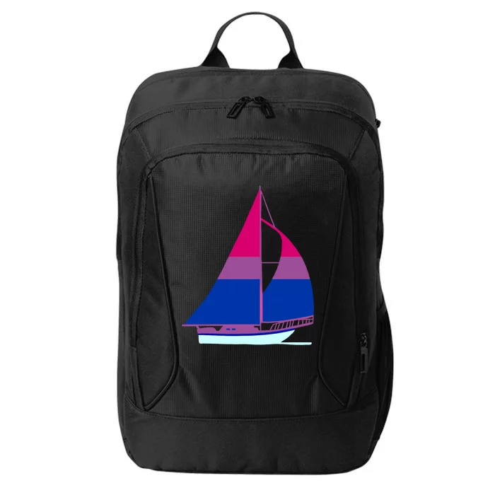 Sailboat Bisexual Pride Cute Gift City Backpack