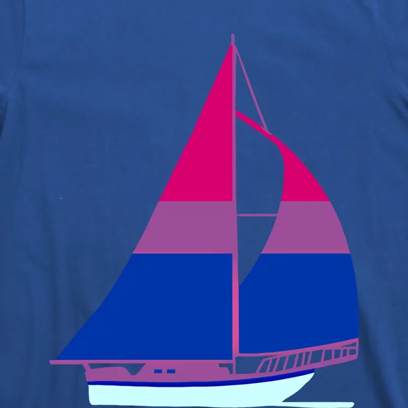 Sailboat Bisexual Pride Cute Gift T-Shirt