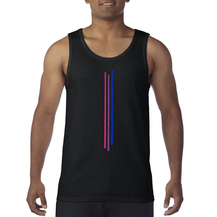 Subtle Bisexual Pride Bi Flag Pride Month Tank Top