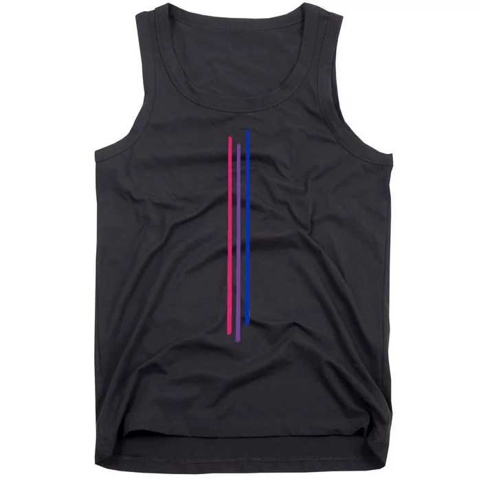 Subtle Bisexual Pride Bi Flag Pride Month Tank Top