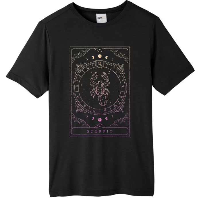 Scorpio Birthday Present Women Girl Zodiac Sign ChromaSoft Performance T-Shirt