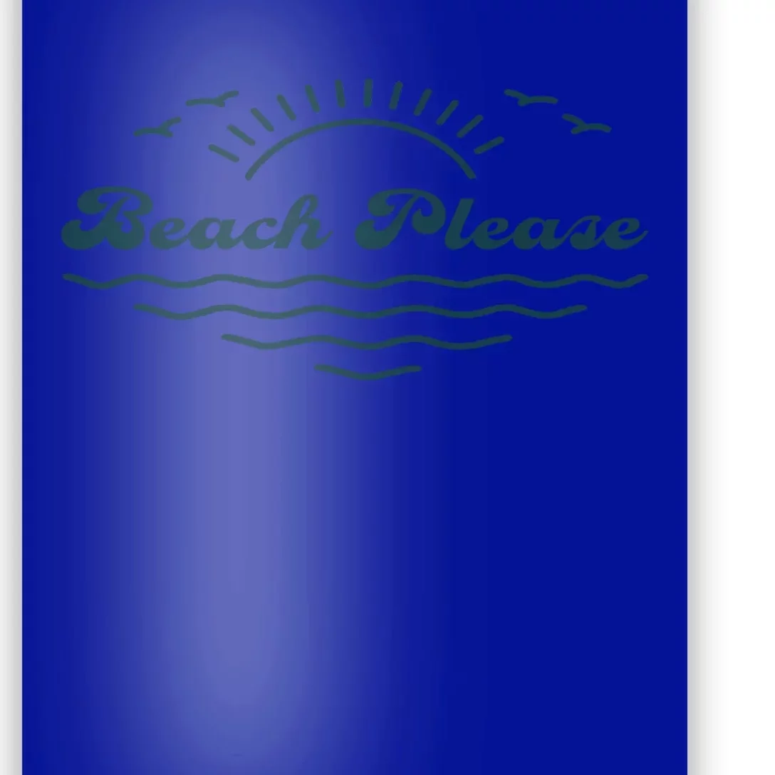 Simple “Beach Please” Graphic Gift Poster