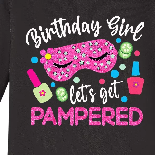 Spa Birthday Party Supplies For Lets Get Pampered Baby Long Sleeve Bodysuit