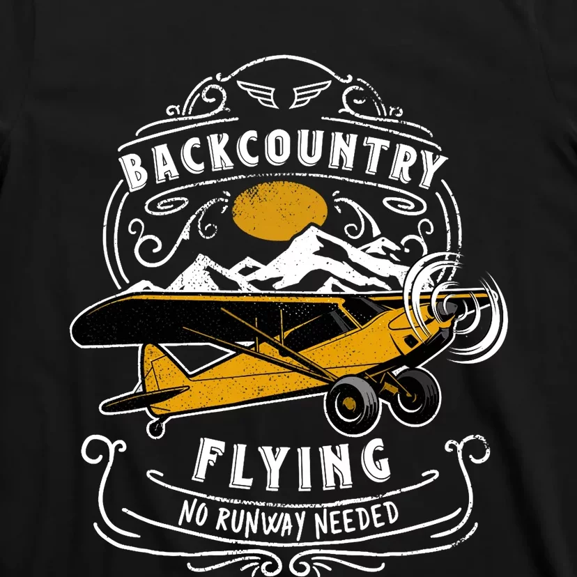 STOL Bush Plane Backcountry Flying Vintage T-Shirt