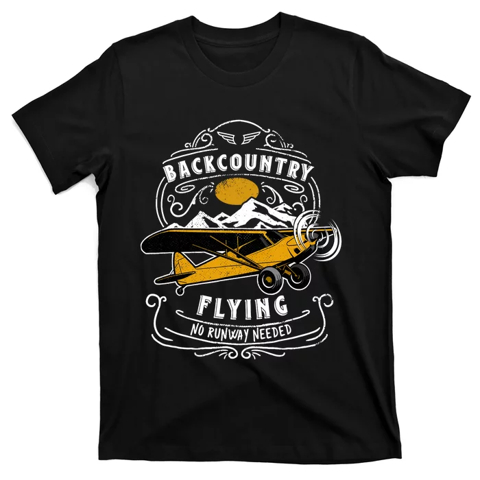 STOL Bush Plane Backcountry Flying Vintage T-Shirt