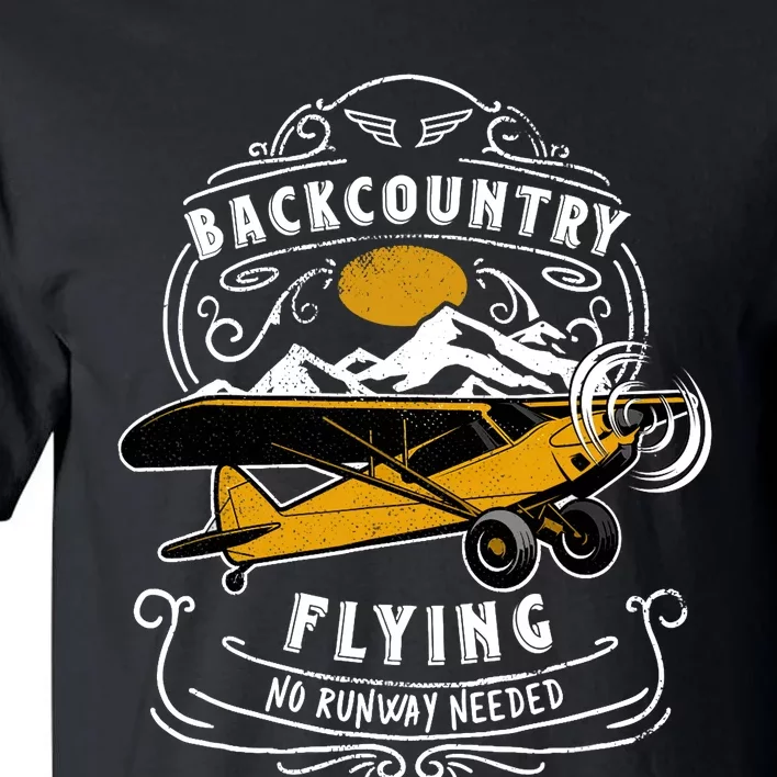 STOL Bush Plane Backcountry Flying Vintage Tall T-Shirt