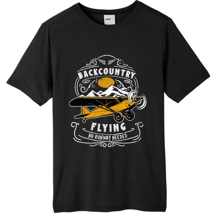 STOL Bush Plane Backcountry Flying Vintage ChromaSoft Performance T-Shirt