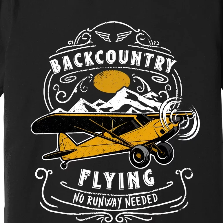 STOL Bush Plane Backcountry Flying Vintage Premium T-Shirt