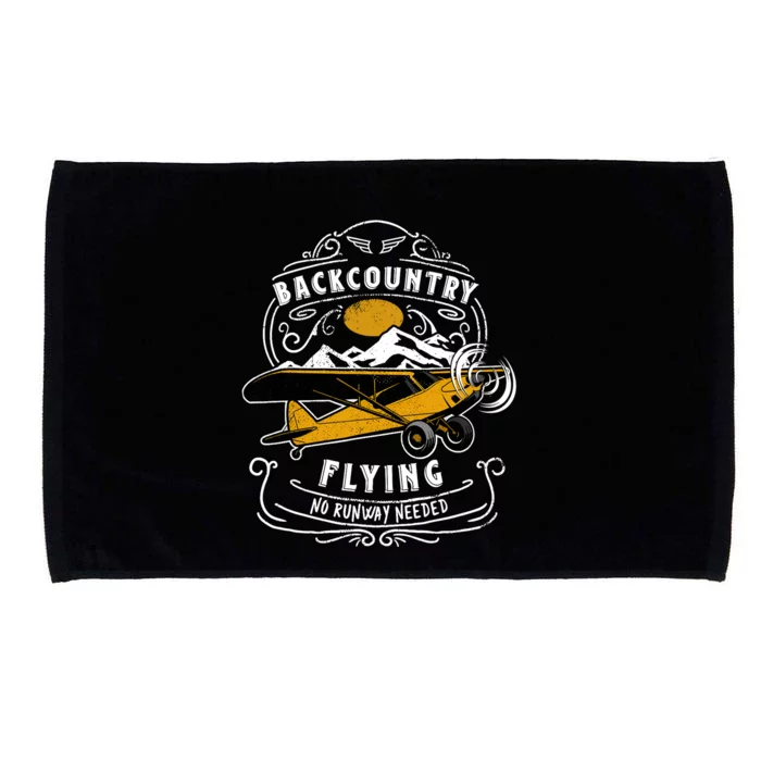 STOL Bush Plane Backcountry Flying Vintage Microfiber Hand Towel