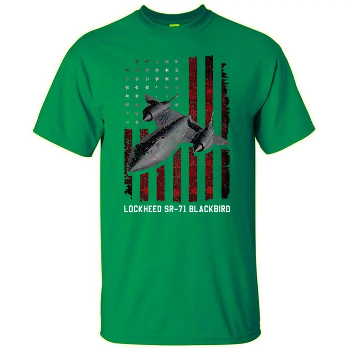 Sr71 Blackbird Plane Tall T-Shirt