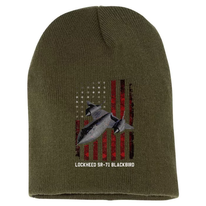 Sr71 Blackbird Plane Short Acrylic Beanie