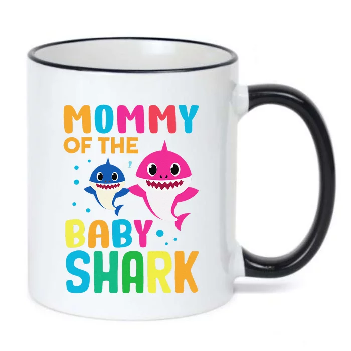 Shark Birthday Quote Funny Bday Mom Black Color Changing Mug