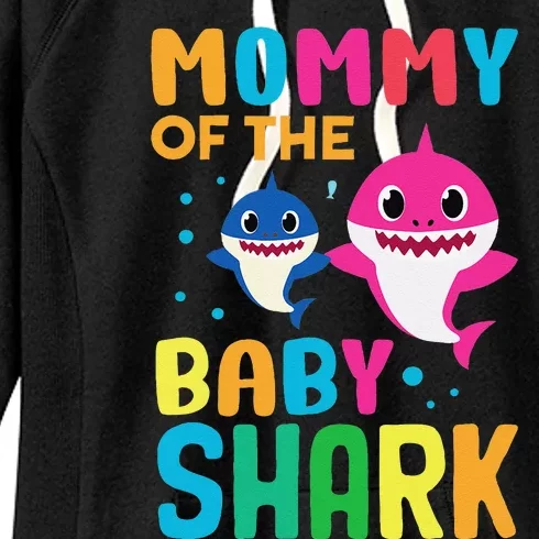 Shark Birthday Quote Funny Bday Mom Women's Fleece Hoodie