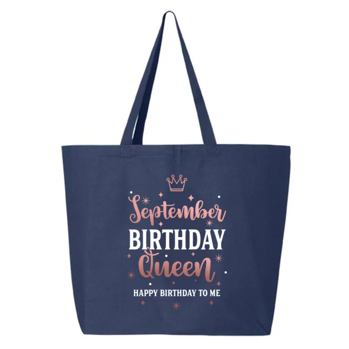 September Birthday Queen September Queen Born In September Gift 25L Jumbo Tote