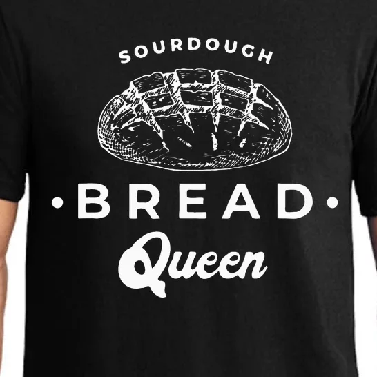 Sourdough Bread Queen Woman Baker Novelty Pajama Set