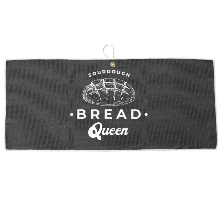 Sourdough Bread Queen Woman Baker Novelty Large Microfiber Waffle Golf Towel