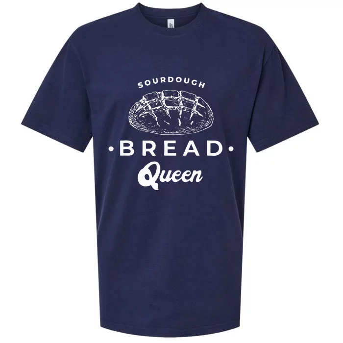 Sourdough Bread Queen Woman Baker Novelty Sueded Cloud Jersey T-Shirt