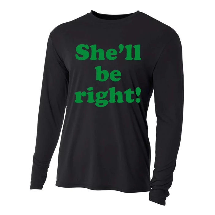 SheLl Be Right! Australia Aussie For Australian Slang Cooling Performance Long Sleeve Crew