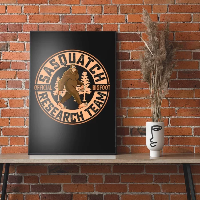 Sasquatch Bigfoot Research Team Men Women Kids Poster