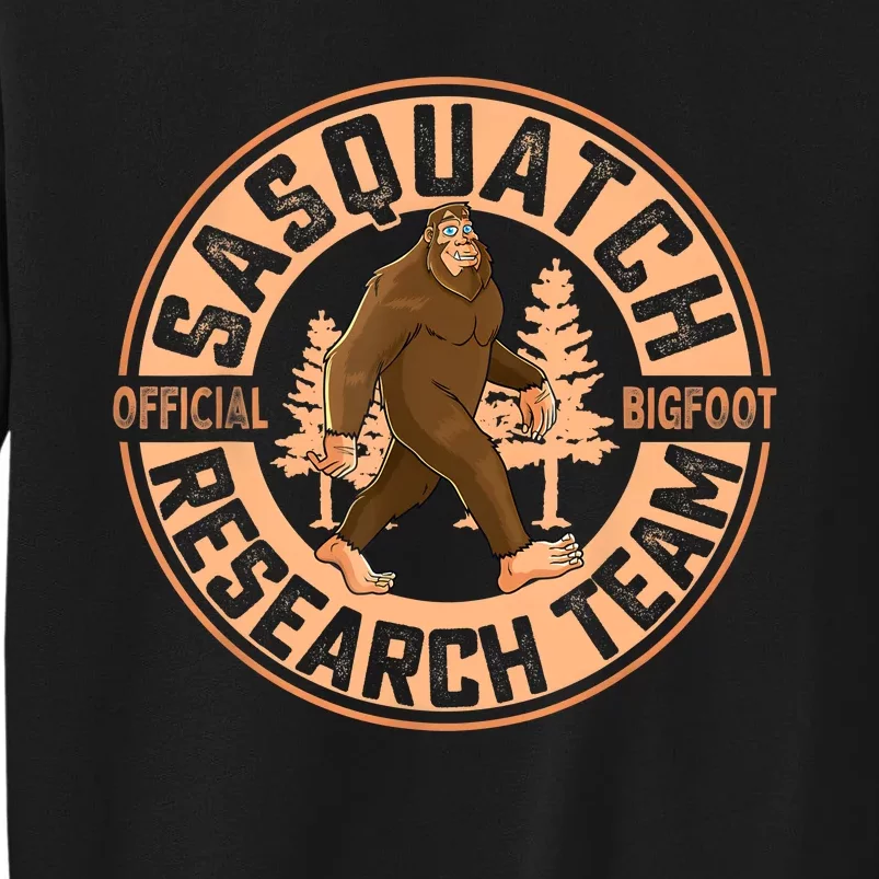 Sasquatch Bigfoot Research Team Men Women Kids Tall Sweatshirt