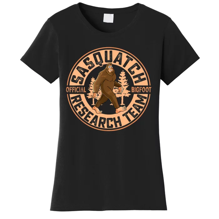 Sasquatch Bigfoot Research Team Men Women Kids Women's T-Shirt