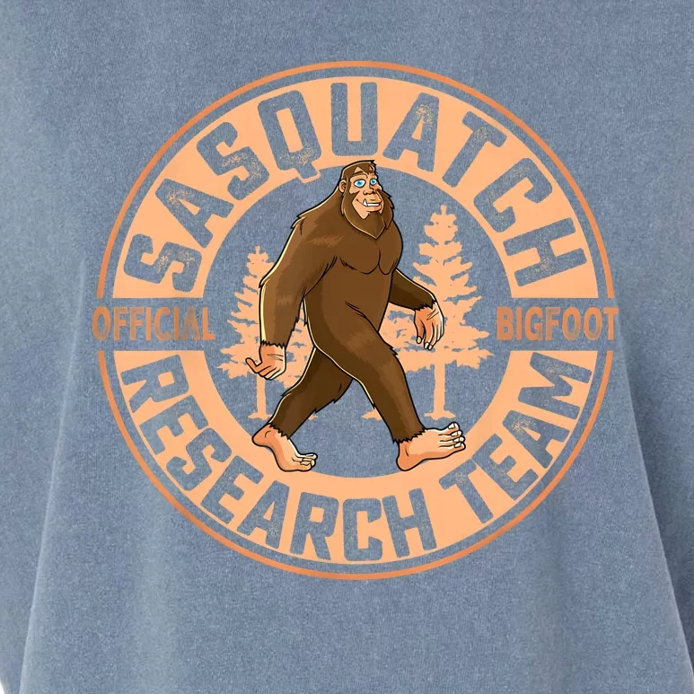 Sasquatch Bigfoot Research Team Men Women Kids Garment-Dyed Women's Muscle Tee