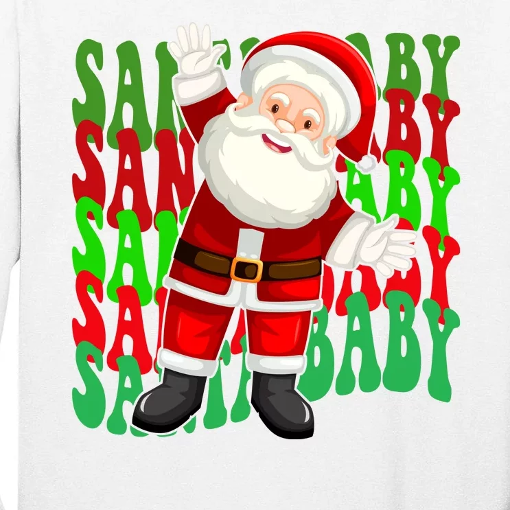 Santa Baby Retro Holiday Festive Cute Tall Long Sleeve T-Shirt