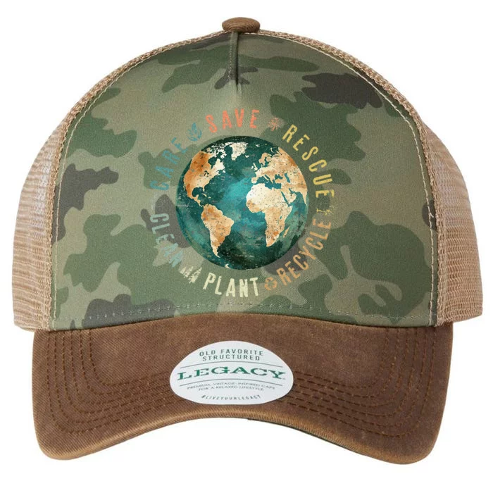 Save Bees Rescue Animals Recycle Plastic Legacy Tie Dye Trucker Hat