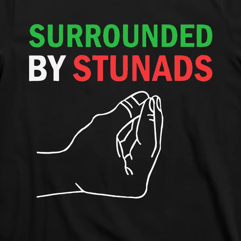 Surrounded By Stunads Funny Italian Sayings T-Shirt