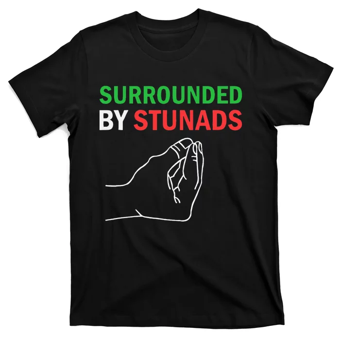 Surrounded By Stunads Funny Italian Sayings T-Shirt