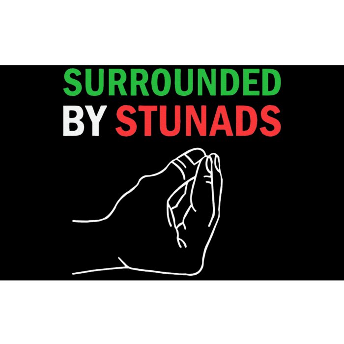 Surrounded By Stunads Funny Italian Sayings Bumper Sticker