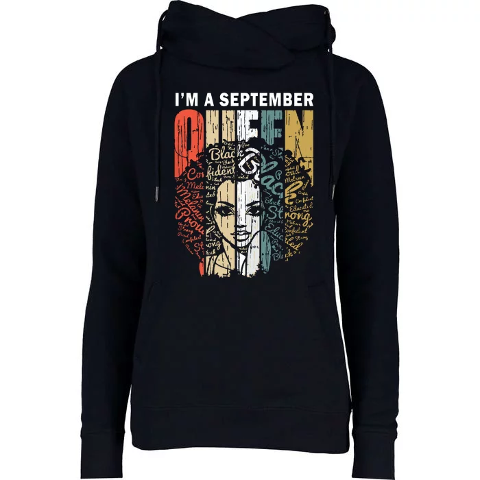 September Birthday Shirts For Virgo Gifts Girl Womens Funnel Neck Pullover Hood