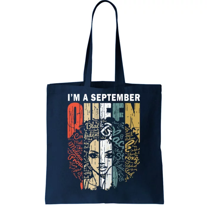 September Birthday Shirts For Virgo Gifts Girl Tote Bag