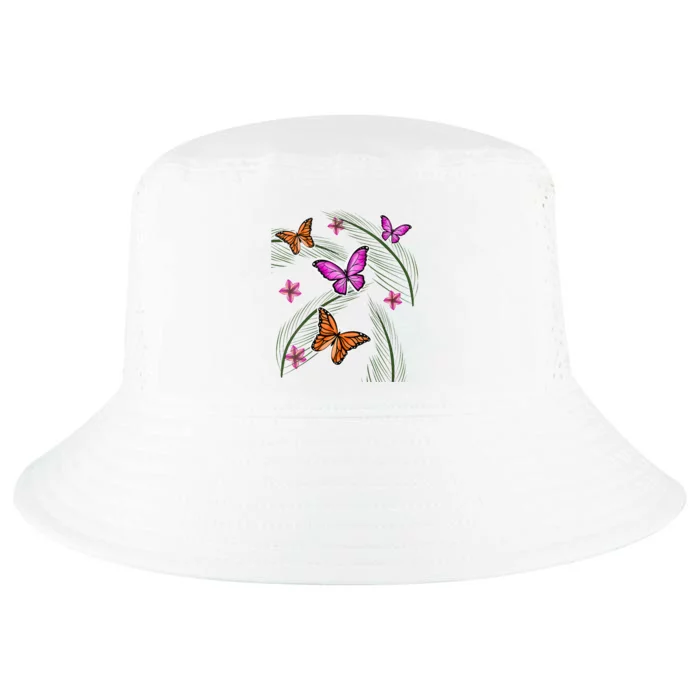 Sumer Butterflies Cool Comfort Performance Bucket Hat