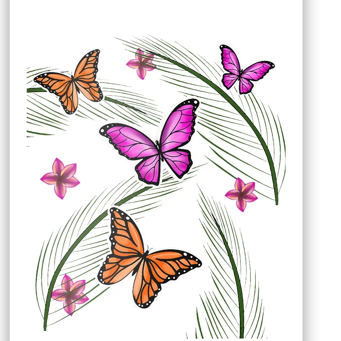 Sumer Butterflies Poster