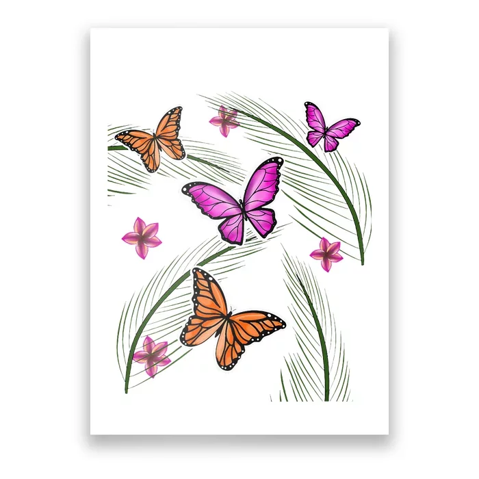 Sumer Butterflies Poster