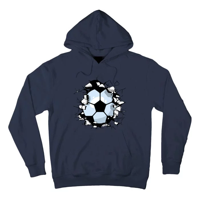 Soccer Ball Smash Tall Hoodie