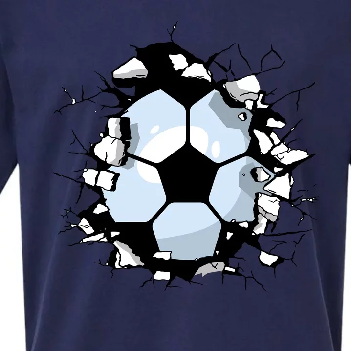 Soccer Ball Smash Sueded Cloud Jersey T-Shirt