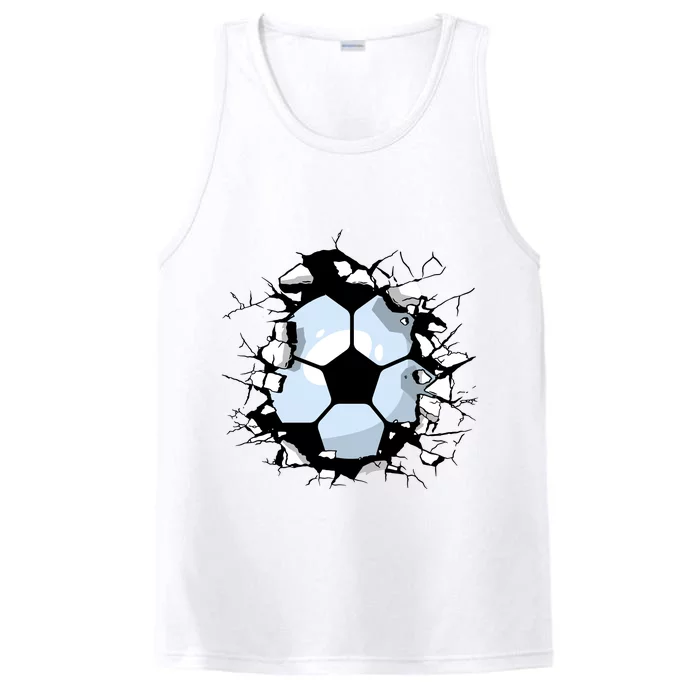 Soccer Ball Smash Performance Tank