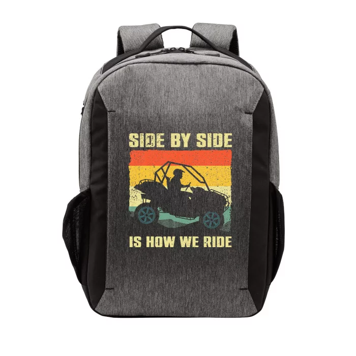 Side By Side Is How We Ride Vector Backpack