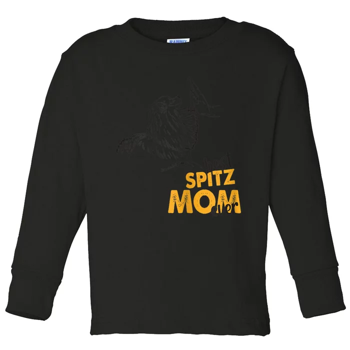 S Best Spitz Mom Ever German Spitz Dog Owner German Spitz Toddler Long Sleeve Shirt