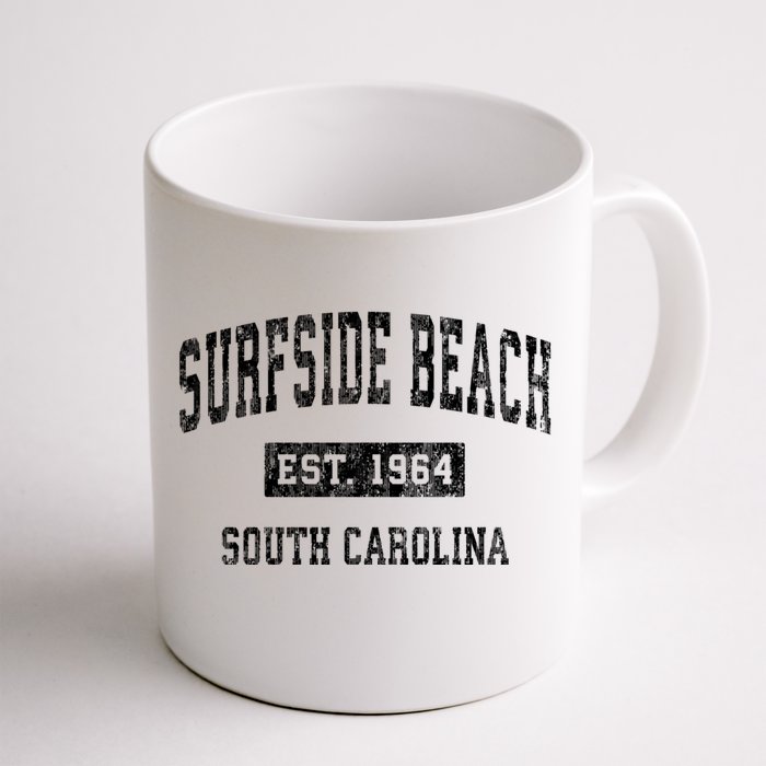 Surfside Beach South Carolina Sc Vintage Established Sports Design Front & Back Coffee Mug