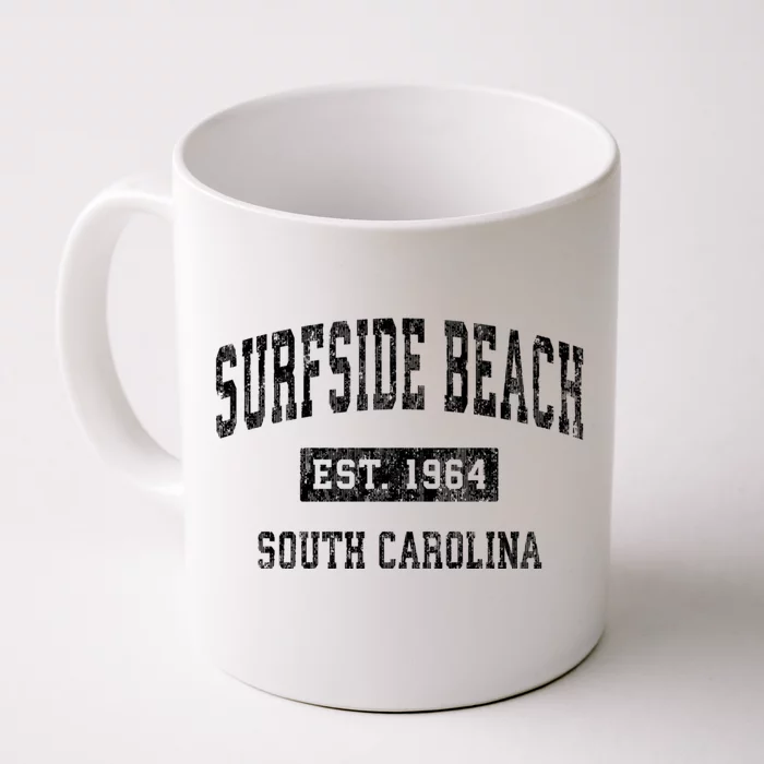 Surfside Beach South Carolina Sc Vintage Established Sports Design Front & Back Coffee Mug