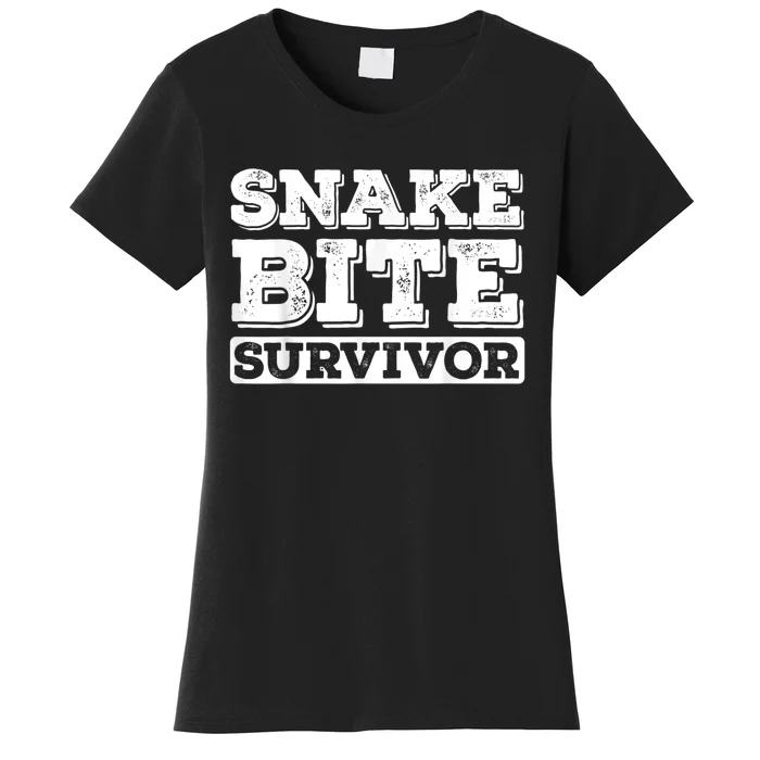 Snake Bite Survivor Venomous Cottonmouth Timber Rattlesnake Women's T-Shirt