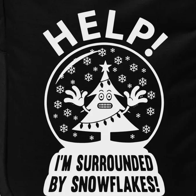 Surrounded By Snowflakes Impact Tech Backpack