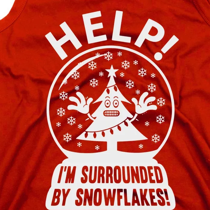 Surrounded By Snowflakes Tank Top