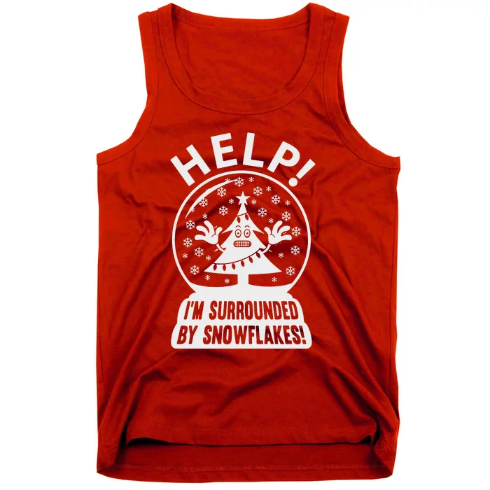 Surrounded By Snowflakes Tank Top