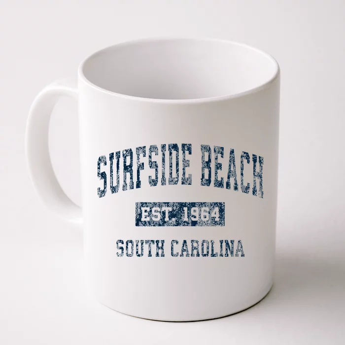 Surfside Beach South Carolina Sc Vintage Sports Front & Back Coffee Mug